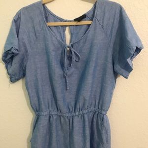 Jcrew Chambray Romper